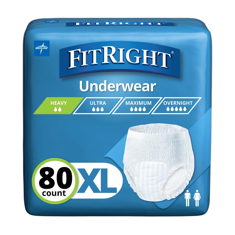 Protect Extra Protection Protective Underwear, X-Large, 56-68 in