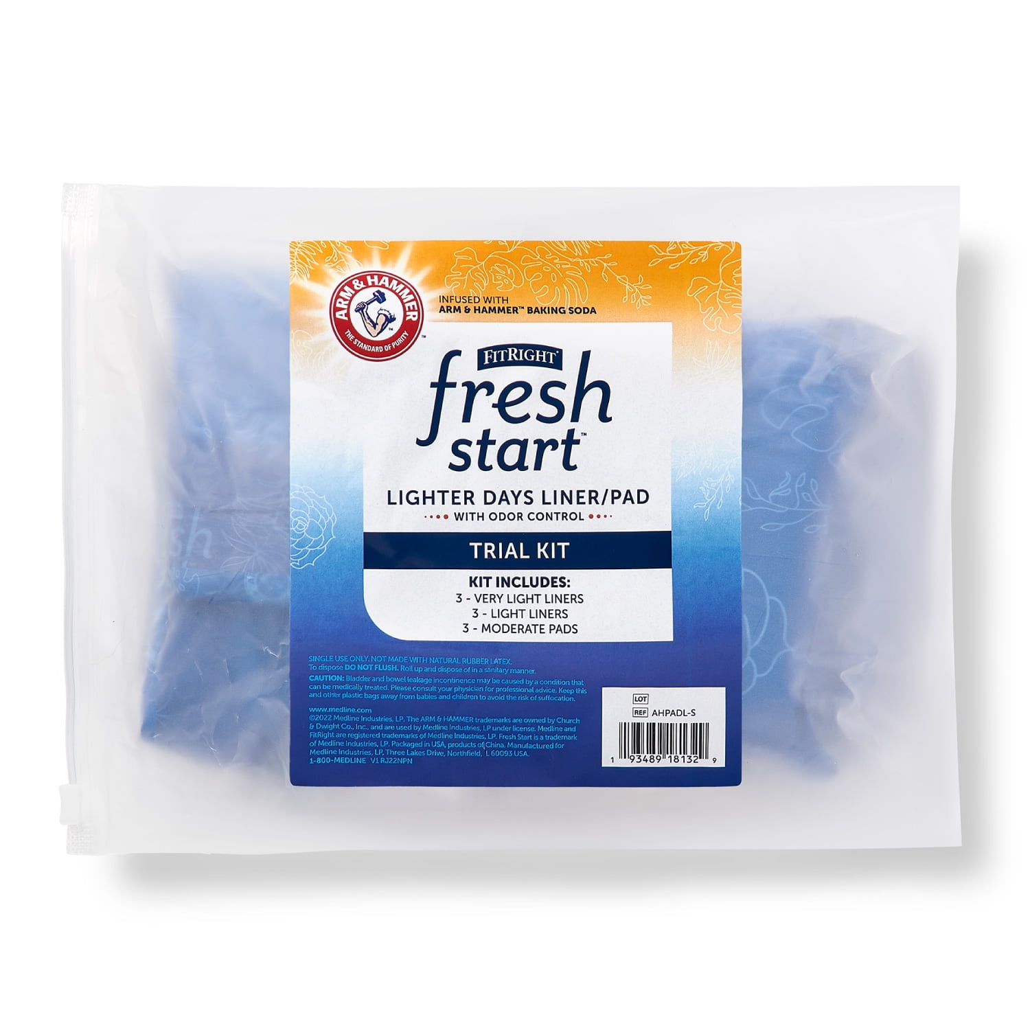 FitRight Fresh Start Urinary and Postpartum Incontinence Pads for
