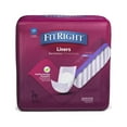thumbnail image 1 of FitRight Incontinence Liners for Men and Women, Super Absorbency, 13 x 34in, 20 Count, 1 of 3