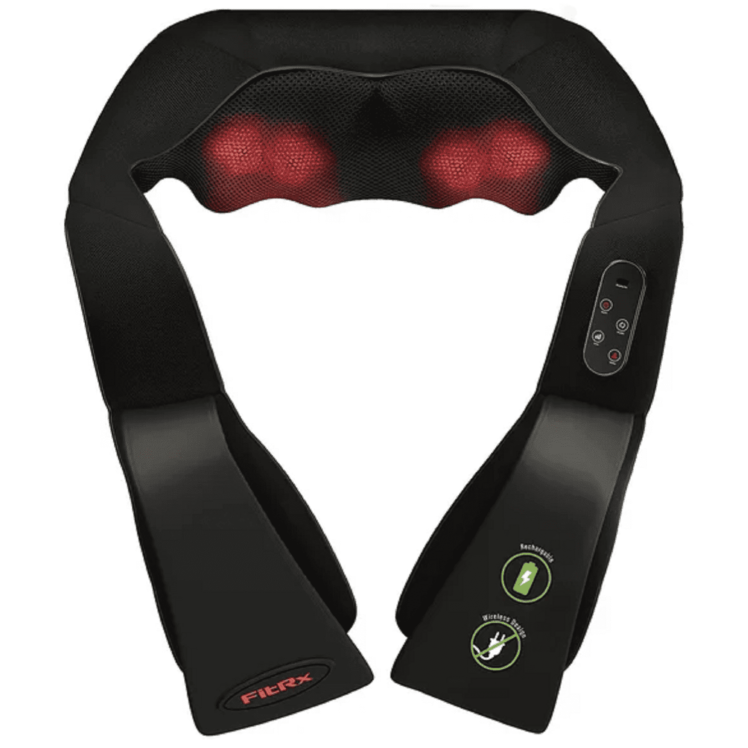 FitRx Cordless Shiatsu 3D Massager, USB-Rechargeable Shoulder