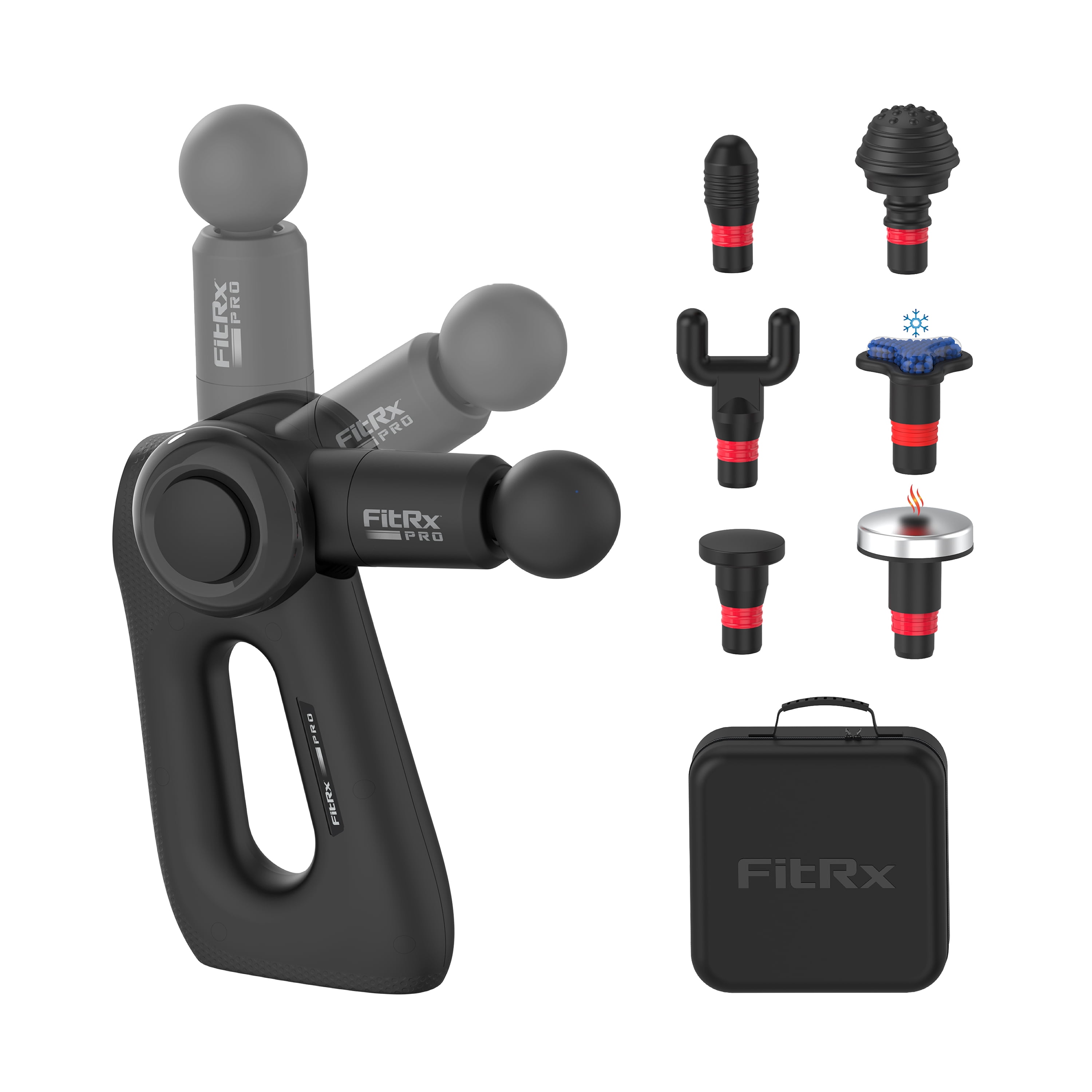 FitRx Pro Muscle Massage Gun, Neck and Back Handheld Percussion