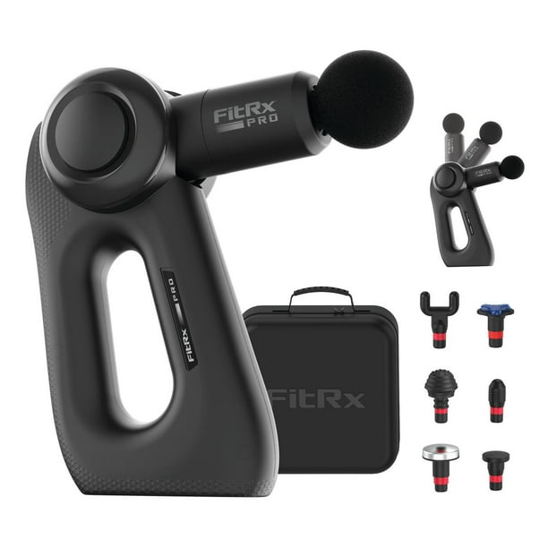 FitRx Pro Back and Neck Massager, Deep Tissue Massager Gun, Multi