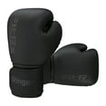 FitRx MMA Punch Unisex Ringer Boxing Gloves, 14 oz. Training Equipment, Black