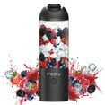 thumbnail interactive-video image 1 of FitRx Rocket Electric Smoothie Blender Bottle, Rechargeable Portable Personal Blender, 18oz., Black, 1 of 14