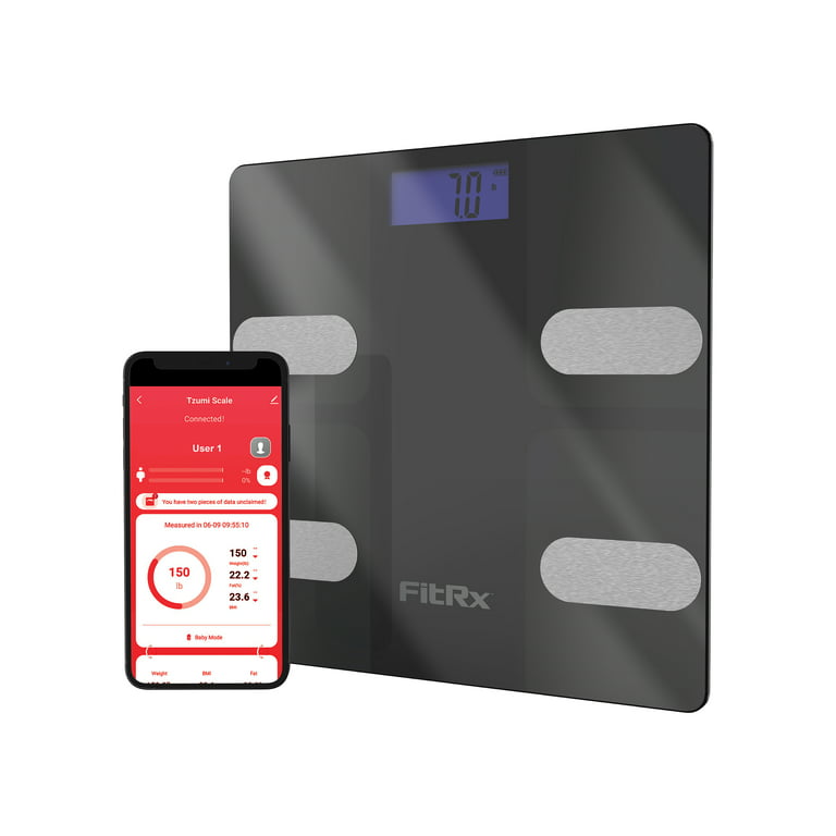 https://i5.walmartimages.com/seo/FitRx-Smart-Weight-Scale-Bluetooth-Digital-Body-Scale-Measures-Weight-BMI-BMR-and-More-with-App-Battery_68faa492-64a4-44ce-8494-83afb81e939a.3156f6ee04214c834c04d8e34f2554b8.jpeg?odnHeight=768&odnWidth=768&odnBg=FFFFFF