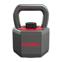 FitRx SmartStack Adjustable Kettlebell, Quick-Select Weights 25-40 lbs.