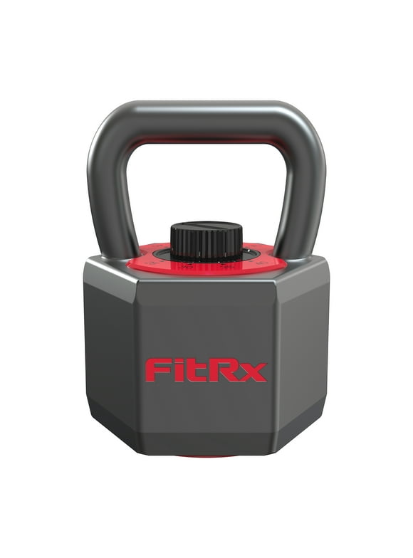 FitRx SmartStack Adjustable Kettlebell, Quick-Select Weights 25-40 lbs.