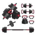 thumbnail image 1 of FitRx Smartbell Gym 5-in-1 Adjustable Dumbbell Set & Weight Set for Home Workouts, 45 lbs, 1 of 10
