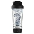 thumbnail interactive-video image 1 of FitRx Sport Mixer Electric Shaker Bottle, Rechargeable Portable Personal Shaker Bottle, 24oz., Black, 1 of 12