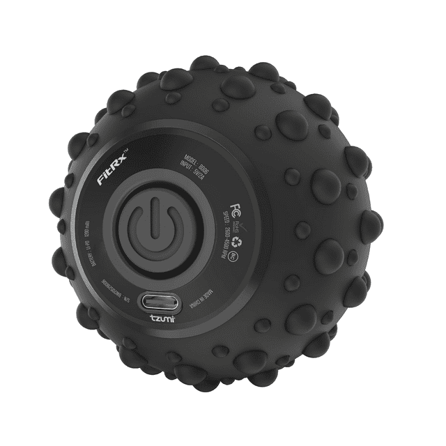 FitRx VibraBall Massager, USB Rechargeable Compact Vibrating Textured