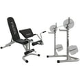 FitRx Weight Bench with Squat Rack, Adjustable Workout Bench and Squat
