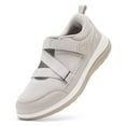 thumbnail image 1 of FitVille Comfortable Walking Shoes for Women with Adjustable Strap for Swollen Feet, Extra Wide Diabetic Shoes, 1 of 7