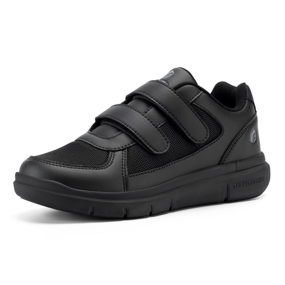 FitVille Diabetic Shoes for Men Extra Wide Mens Walking Shoes for Swollen Foot, Black, 10 x-Wide