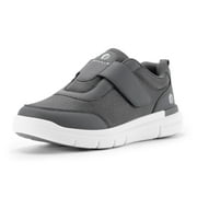 FitVille Diabetic Shoes for Men Wide Width Walking Shoes for foot Pain Relief, Jet Black, 15 Wide