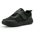 thumbnail image 1 of FitVille Diabetic Shoes for Men Extra Wide Walking Shoes for Swollen Foot, Black, Size 8 x-Wide, 1 of 6