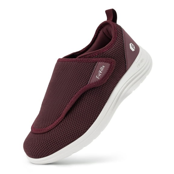 FitVille Diabetic Shoes for Women Wide Walking Shoes for Swollen Foot, 8 Wide