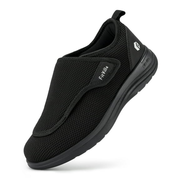 FitVille Diabetic Shoes for Women Wide Walking Shoes for Swollen Foot, 10 Wide