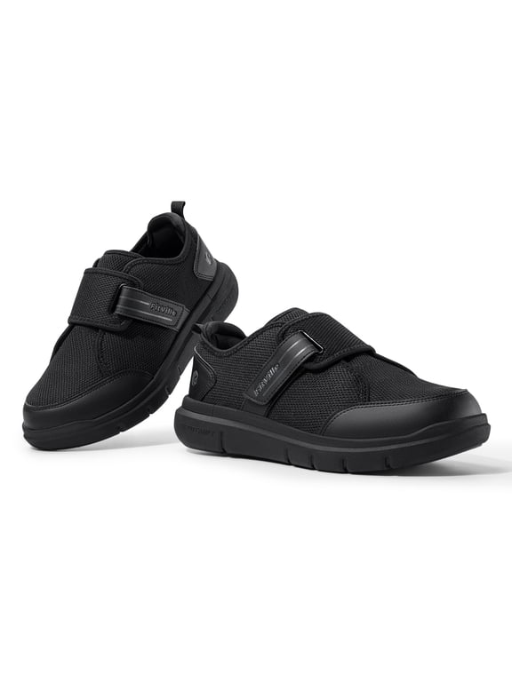 Extra Wide Walking Shoes for Men Adjustable Strap Mens Shoes Extra Wide Width