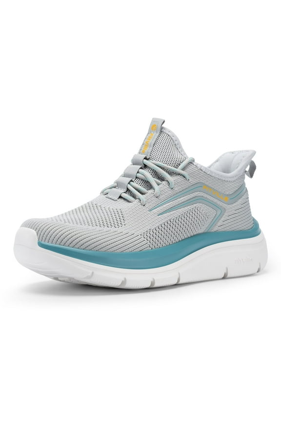 Extra Wide Men's Walking Shoes Lightweight Athletic Sneakers, Gray, 12.5 x-Wide