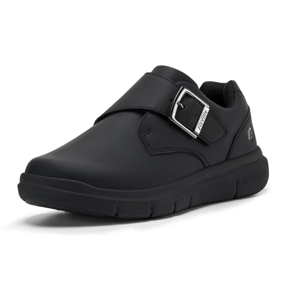 FitVille Extra Wide Mens Casual Oxford Shoes Diabetic Shoes for Men Swollen Foot, Black, 11 x-Wide