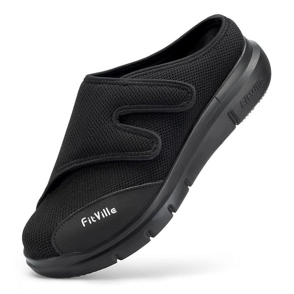 mens slippers wide width