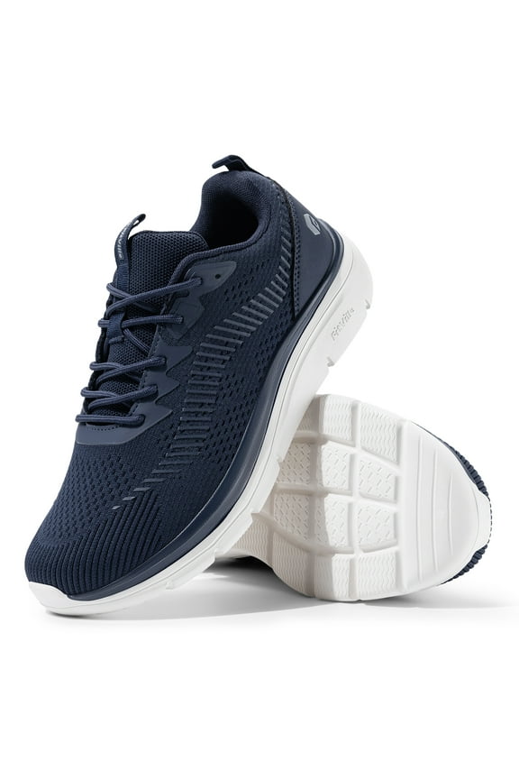 Extra Wide Mens Walking Shoes with Arch Support Comfort Sneakers for Men