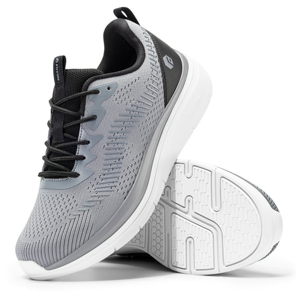 FitVille Extra Wide Mens Walking Shoes with Arch Support Comfort Sneakers for Men