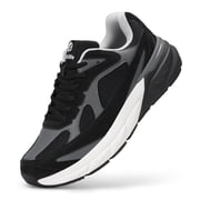 FitVille Extra Wide Shoes for Men, Arch Support Walking Shoes Wide Width Comfortable Running Shoes