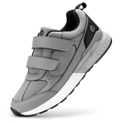 Extra Wide Walking Shoes for Men Hook and Loop Comfort Sneakers for Wide Feet