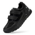 thumbnail image 1 of FitVille Extra Wide Walking Shoes for Men Hook and Loop Sneakers with Arch Support, All Black, 9.5 x-Wide, 1 of 6