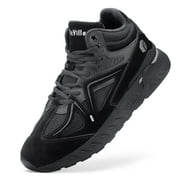 High-top Basketball Sneakers for Men with Flat Foot Extra Wide Shoes with Ankle Support