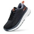 thumbnail image 1 of FitVille Lightweight Running Shoes for Men Wide Width Sneakers with Arch Support, Black, 12.5 Wide, 1 of 7