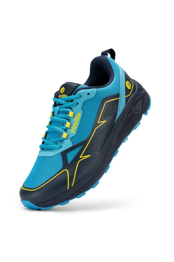 Lightweight Trail Running Shoes for Men with Wide Toe Box for Pain Relief, 11 x-Wide