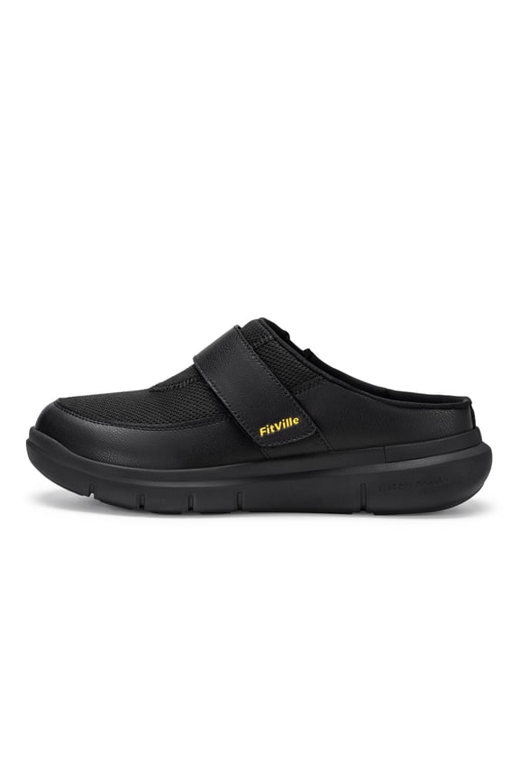 Men's Wide Diabetic Slipper with Arch Support Slip-Resistant Slipper for Men