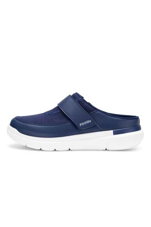Men's Wide Diabetic Slipper with Arch Support Slip-Resistant Slipper for Men