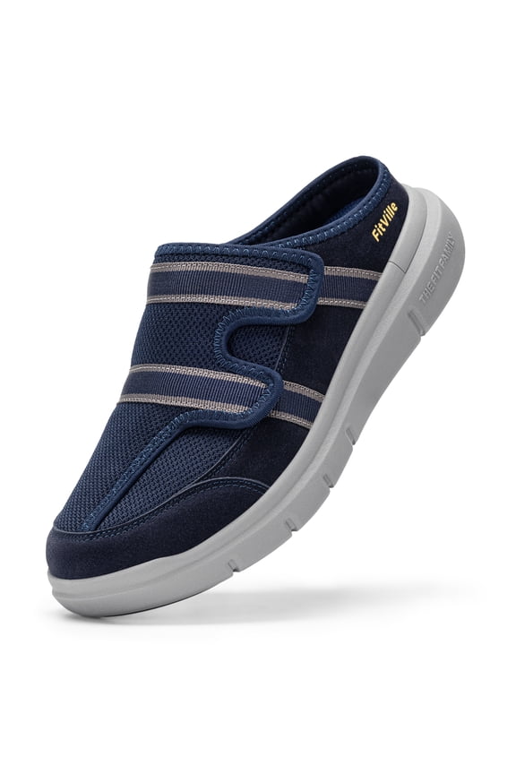 Men's Wide Toe Box Diabetic Slipper with Arch Support Comfortable Slipper for Men