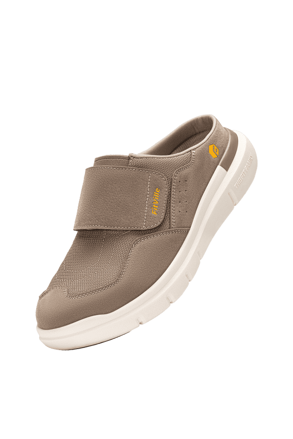 Men's Wide Diabetic Slipper with Arch Support & Slip Resistance