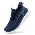 thumbnail image 1 of FitVille Men's Extra Wide Walking Shoes Lightweight Breathable Mens Sneakers, Blue, 11.5 x-Wide, 1 of 7