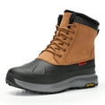 thumbnail image 1 of FitVille Men's Extra Wide Warm Fur Lining Winter Snow Boots Non-Slip Waterproof Winter Boots Outdoor Hiking Boots, 1 of 6