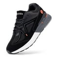 thumbnail image 1 of FitVille Men's Walking Shoes Wide Sneakers for Men with Arch Support, Size 10 Wide, Black, 1 of 8