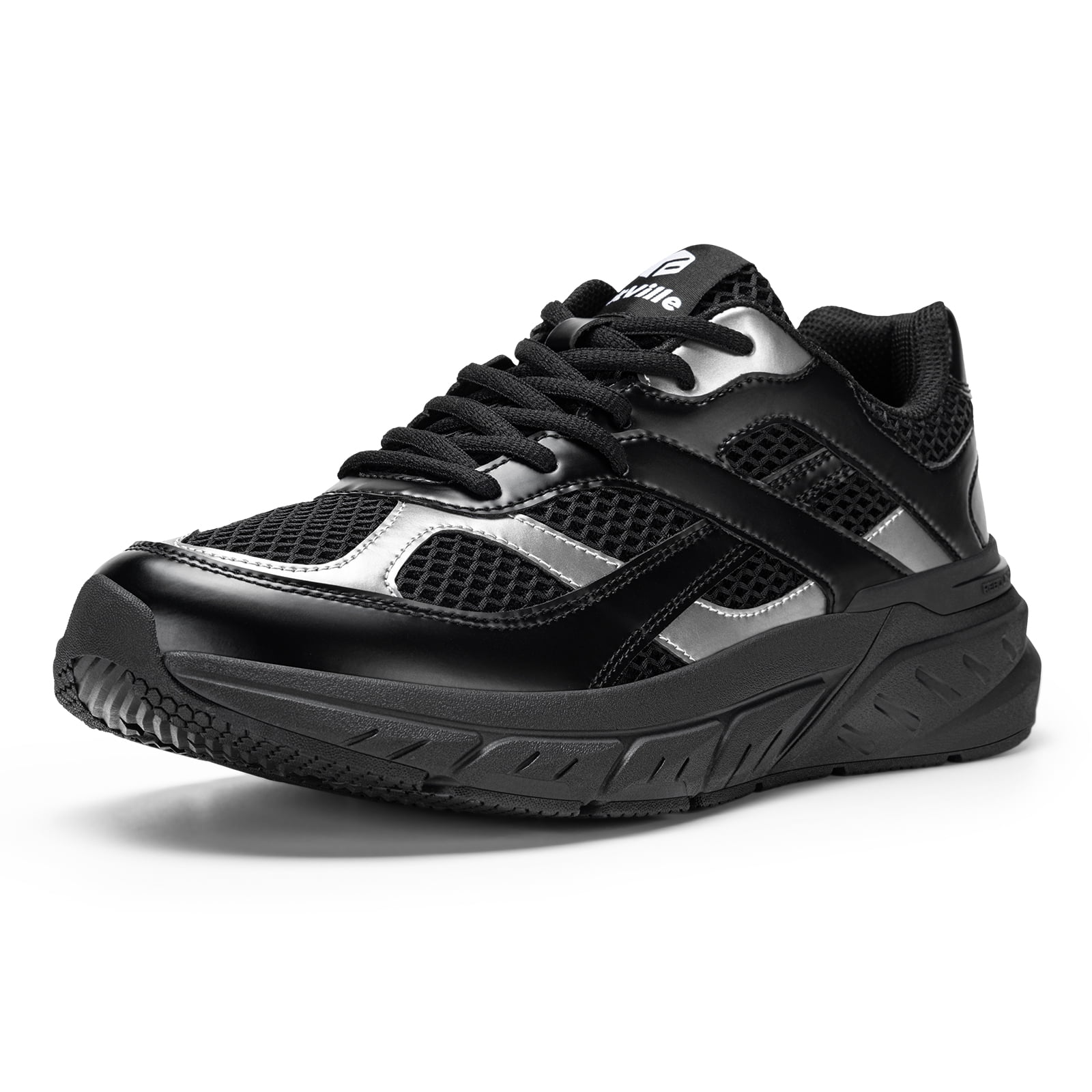 FitVille Men's Wide Walking Shoes with Arch Support for Flat Feet