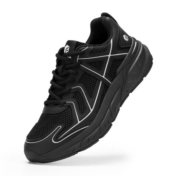 FitVille Men's Wide Walking Shoes with Arch Support Comfot Sneakers for Men