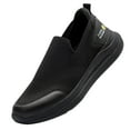 thumbnail image 1 of FitVille Men's Slip-on Walking Shoes Wide Casual Shoes For Plantar Fasciitis Foot Pain Relief ( Black, 15 Wide), 1 of 6