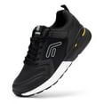 thumbnail image 1 of FitVille Men's Walking Shoes Extra Wide Hands Free Slip on Sneakers with Arch Support, Black, 11.5 x-Wide, 1 of 7