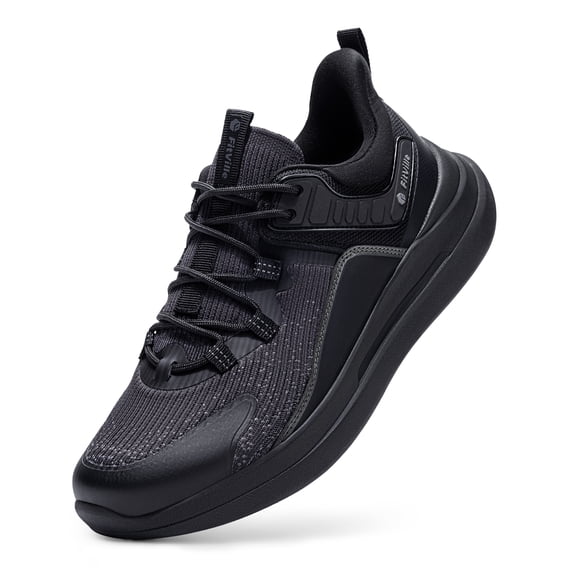 FitVille Men's Wide Fit Lightweight Walking Shoes Slip-resistant Comfort Shoes for Men with Arch Support