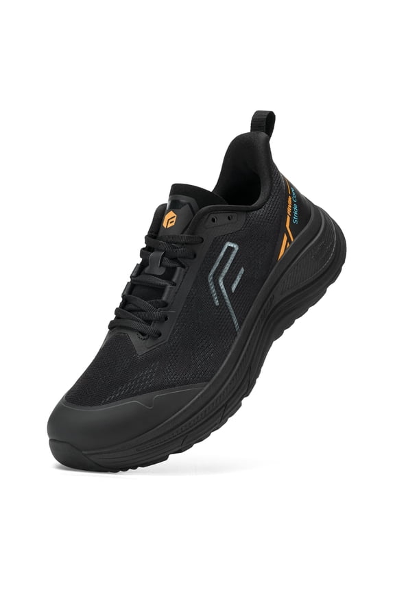 Men's Wide Fit Running Shoes Thick-Sole Upgraded Arch Support Shoes With Rebound Cushioning & Slip - Resistant Outsole