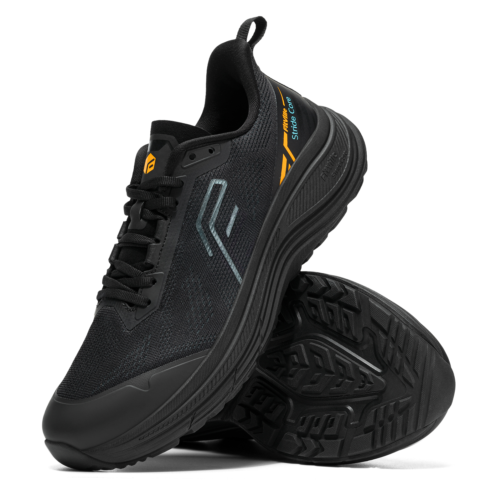 Zapatillas para correr para hombre, horma ancha, antideslizantes, suela gruesa, soporte de arco mejorado