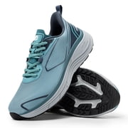 Men's Wide Fit Slip - Resistant Running Shoes Thick-Sole Upgraded Arch Support Shoes with Rebound Cushioning for Men