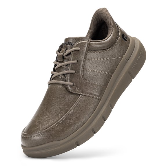 FitVille Men's Wide Slip-Resistant Slip-on Dress Shoes Comfort Casual Shoes——EasyWalk Slip-On Dress Shoes V3