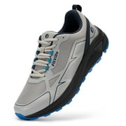 Mens Extra Wide Running Shoes with Arch Support Sneakers for Men, Gray, 12 x-Wide
